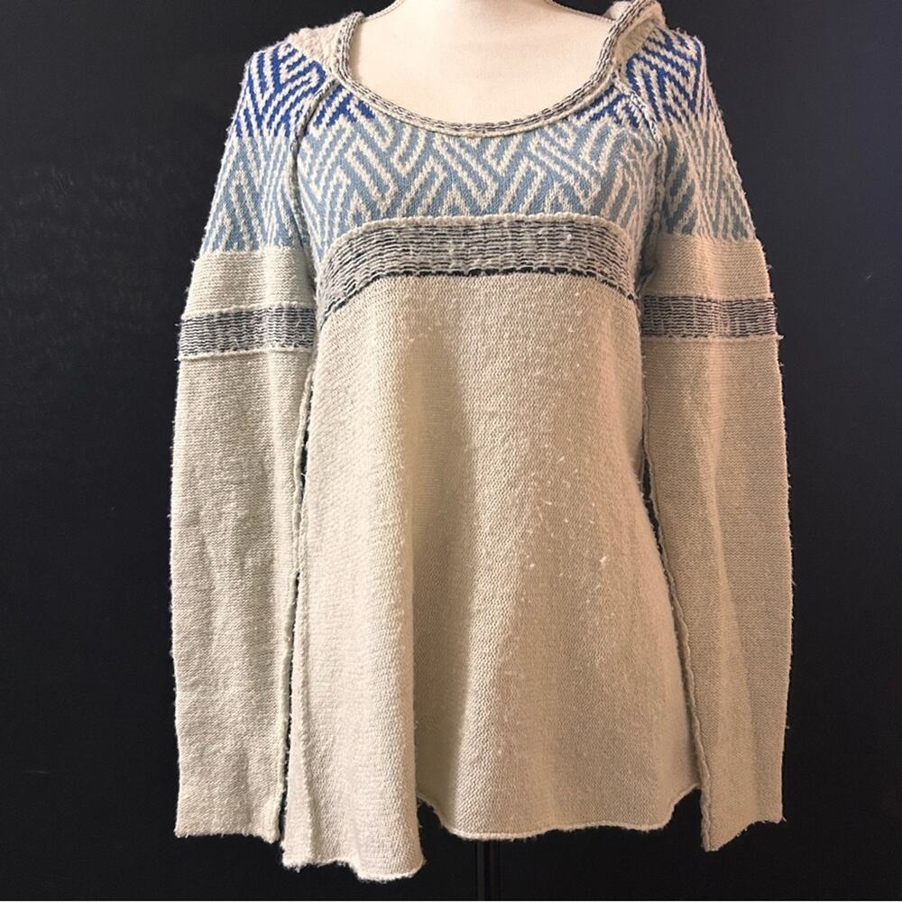Free People Textured Knit Sweater